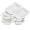Elsjoy 90 Pack Disposable Clamshell To Go Containers, 9"x 6"