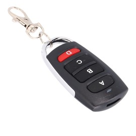 Remote Control Garage Door Clone, Car Key, 433 MHz Garage Door Remote Control Key, Replacement, 4 Buttons, Cloning, Cores