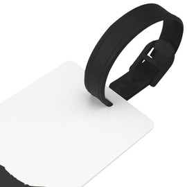 Funny Cat Luggage Tag for Suitcase, Travel Baggage Bag Tags Backpack Name ID Identifier Labels for Women Men Kids (1 Pack)