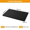 Adolif Natural Black Granite Marble Pastry and Cutting Board, 12x20x0.6