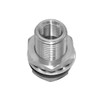 Beduan 2PCS 1/4" NPT Stainless Steel Female Bulkhead Coupler Thru-bulk