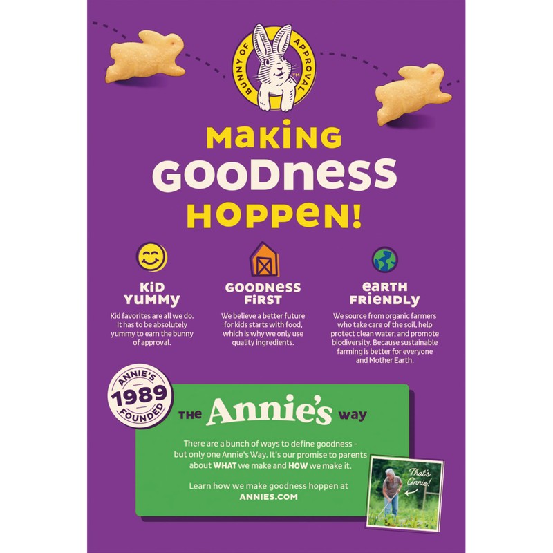 Annie's Organic White Cheddar Bunnies Baked Snack Crackers, 7.5 oz
