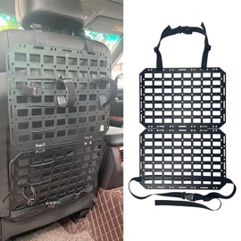 Rigid MOLLE Panel for Truck-Universal Truck Gun Rack Mount Rack Panel for Tactical Gear Accessories,Seat Back Organizer for Cars, SUVs, Pickups, and Trucks