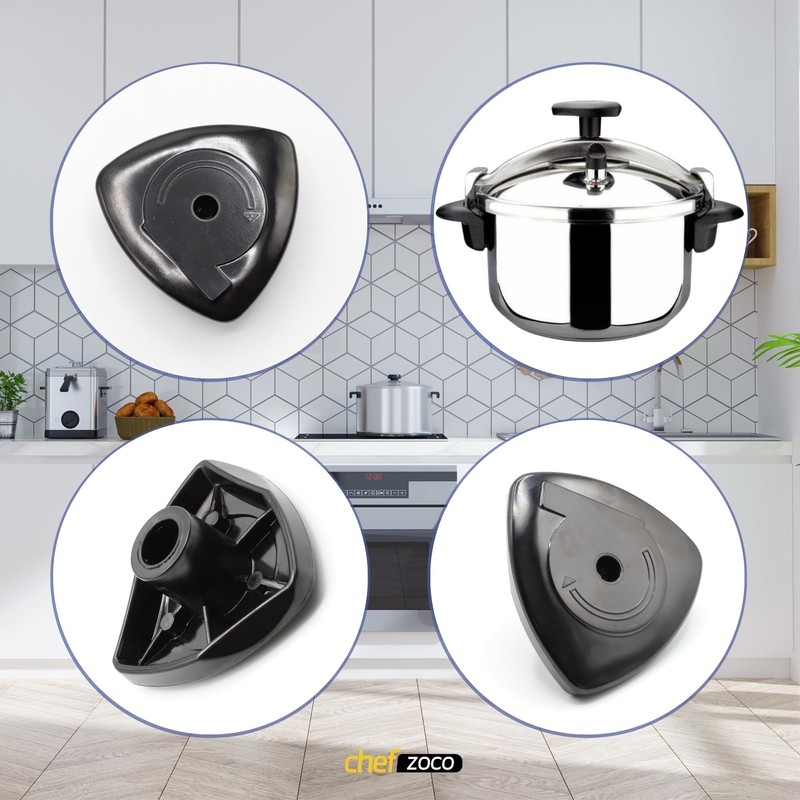 CHEFZOCO Traditional Magefesa Adjustable Triangular Handle for Pressure Cookers -