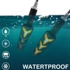 4PCS Universal Motorcycle Turn Signals LED 12V 3 Wire Flowing