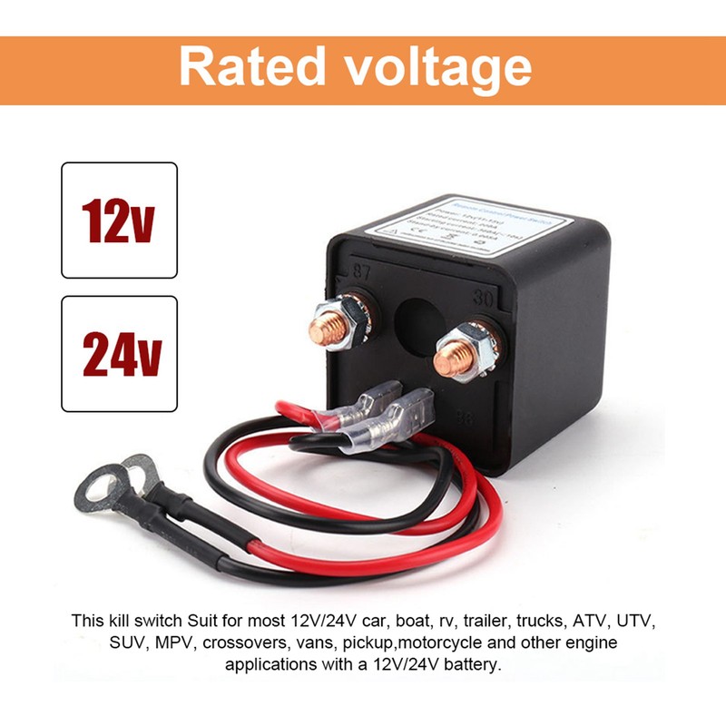 Car Battery Disconnect Switch 200A Low Consumption Battery Leakage Prevention