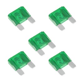 CGEAMDY Pack of 5 Universal Car Fuses Blade Fuses, 32 V Inline Blade Fuse Waterproof Holder, Standard Plug-In Blade Fuse for Car, ATV, Boat, Marine (30A)