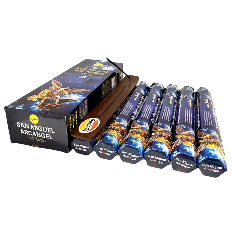 San Miguel Incense Sticks and Incense Stick Holder Bundle Insence
