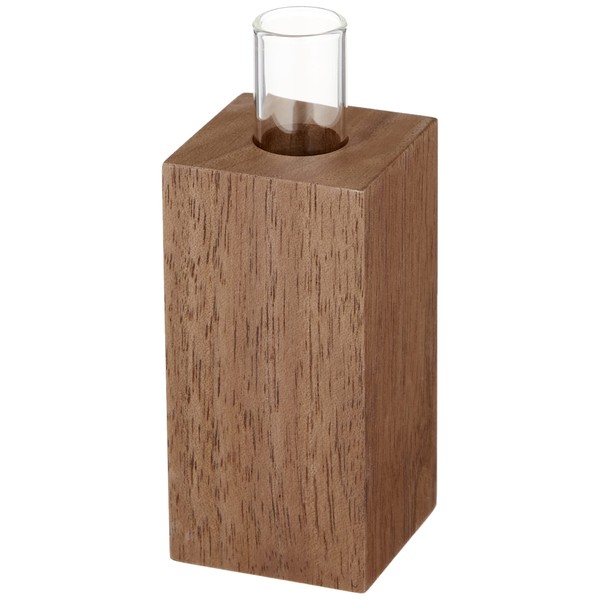 Kamidano-no-Sato Modern Sacred Treasure, Walnut Sakaki Stand, 1 Piece, Brown,