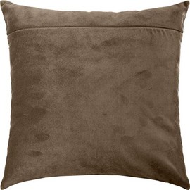 Brvsk Cacao. Upholstery Cushion Back for Sewing Pillowcases, Size 40×40 cm, with Zipper