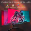 CRUA 24 Inch Curved Gaming Monitor, 144hz/165hz FHD 1080P Frameless