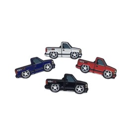 OBS 454 Soft Enamel Hat Pin - Color: Black