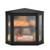 STDDRE Corner Bread Box Kitchen Countertop Extra Large Capacity Farmhouse