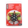 Task Tools T25656 4-Inch Diameter Coarse Nylon Flap Wheel Brush