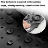 Round Shower Mat, Round Non-Slip Bath Mat With Suction Cup,
