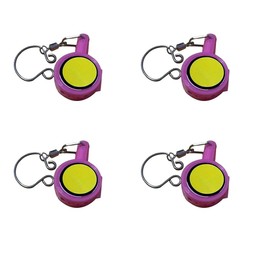 Fishing Gear Knot Tying Tool, 4 Pcs Safe Hook Cover Fly Fishing Quick Knot Tool, Fishing Gadgets Accessories for Men, Beginner Anglers (Purple)