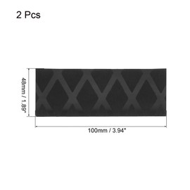 PATIKIL 2 Pcs Table Tennis Paddle Grip Tape for Overgrip Sweat Absorbing Soft Grip Handle Black