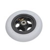 6in Electric Wheelchair Wheel Noiseless Aluminum Alloy Hub Rubber Inflatable