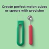 Chef'n Watermelon Scooper and Slicer - 2-in-1 Fruit Scooping Tool
