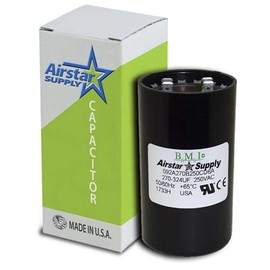 270-324 uF x 220/250 VAC - Well Pump Motor Start Capacitor - BMI Replacement # 092A270B250CD6A - Made in The USA