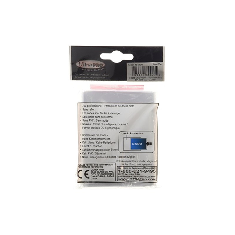 Ultra Pro Gaming Generic 84490 Deck Protector, Multi, One Size