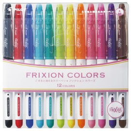 PILOT Color Pen, Friction Colors, 0.6mm, 12 Color Set, SFC120M12C