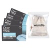 Wundle Bundle Soap Saver Exfoliating Pouch with 4 x Dove