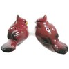 Pinecone Cardinal Salt and Pepper Shaker