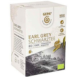 Gepa Organic Earl Grey Black Tea - 100 Tea Bags - 5 Pack (20 x 1.7 g per Pack)