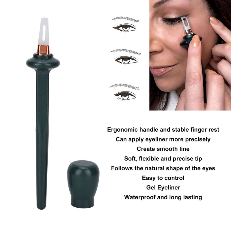 3pcs Eyeliner Makeup Tool, Waterproof Quick Eye Makeup Tool Long