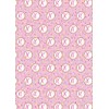 2 Sheets 10th Birthday Multi Colour Hearts Pink Background Wrapping