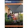 4smile SunnyEasy Parasol Holder Balcony Railing Anthracite – Functional Parasol