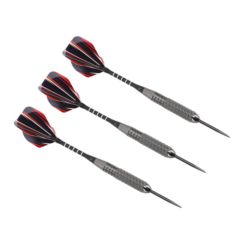 3PCS Metal Tip Darts Set for Dartboard Iron Aluminum Professional