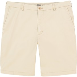 IZOD Men's Classic Saltwater 9.5" Flat Front Chino Short, Pale Khaki, 34