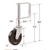 Gate Caster gate Wheel 4”, Heavy Duty Gate Caster Wheel