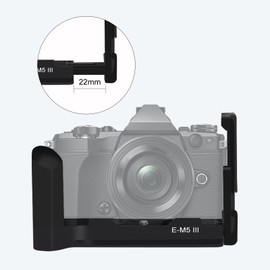 E-M5 Mark III E-M5 III EM5 III L Plate Handle, Extended Version E-M5 Mark III E-M5 III EM5 III Quick Release L Plate Mount for Olympus E-M5 Mark III