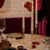 Spaas Candele da cena coniche, 8 ore, colore bianco, 8
