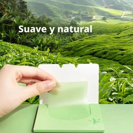 700 Papel Absorbente Grasa Cuidado Facial Elimina Brillo Todo Tipo De Piel Día/noche