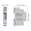 Time Switch Mechanical Timer Waterproof 24 Hours Controller 110‑250VAC for