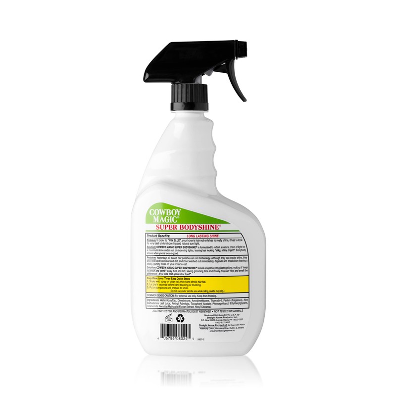 Cowboy Magic 32 fl oz Super Body Shine Spray Detangler