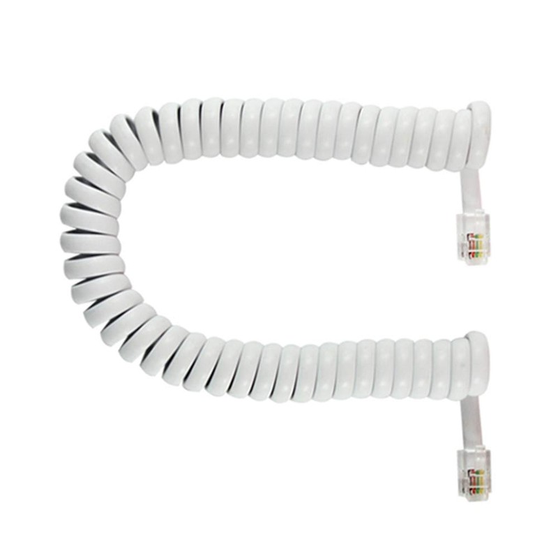 SAISN Telephone Handset Cord Modular Coiled Phone Curly Cable (15