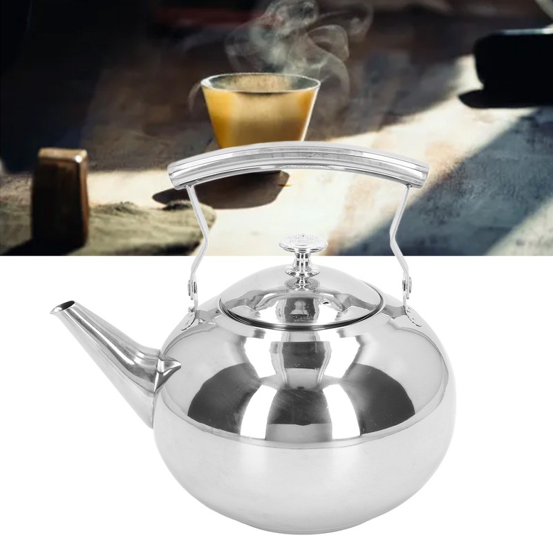 Stainless Steel Teapot Tea Kettle with Removable Filter High Temperature