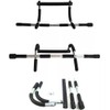 Steel Pull Up/Chin Up Bar Adjustable Power Black For Pull