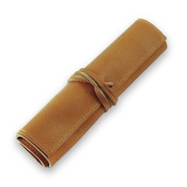【Made in Japan】Roll Pen Case Genuine Leather Himeji Leather Pencil Case Carefully Crafted by Japanese Artisans. Comes with a Special Box, Ideal for Gifts, casual