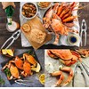 12 Pcs Crab Crackers and Tools, Lobster Nut Crackers for