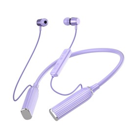 Xmenha Audio Headphones, Neckband Bluetooth 5.2 Magnetic Design Waterproof In-Ear Headphones for Running, HD Stereo Sound, Bluetooth Headphones, Sports, TF Card Not Included