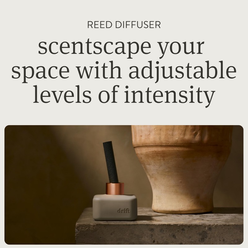 Drift Amber Scented Reed Diffuser - Diffusers for Home -