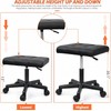 Footrest Under Desk Leg Rest Ottoman Adjustable Height Foot Stool