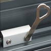 Window Security Lock Stopper Stopper White 1-Hole Type 10ea