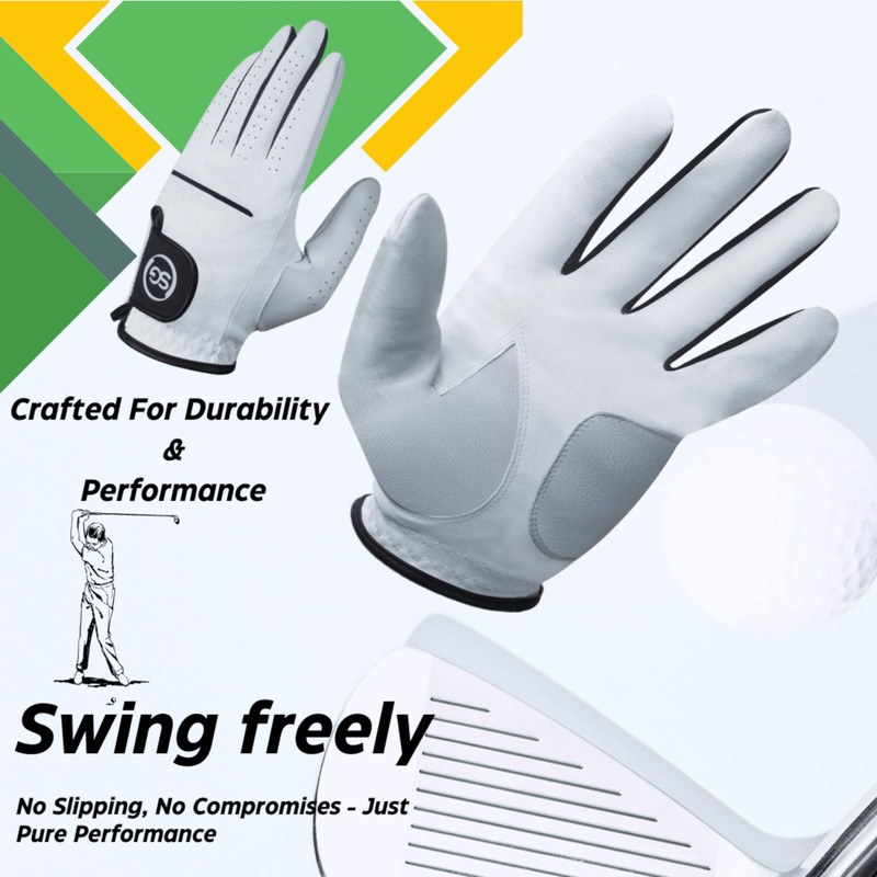 H-Cube All-Weather Microfiber Golf Gloves Men Right Handed Golfer Medium